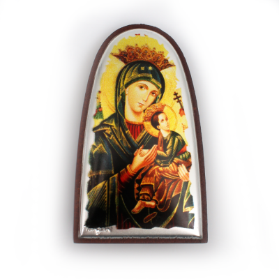 Icône métal Vierge du Perpetuel Secours