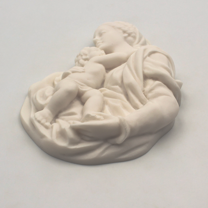 Bas-relief Vierge à l'Enfant