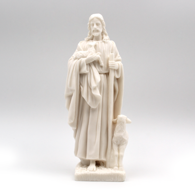 Statue of Jesus the good shepherd