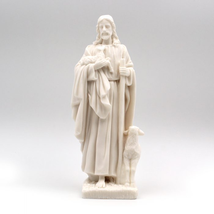 Statue Jésus le bon pasteur