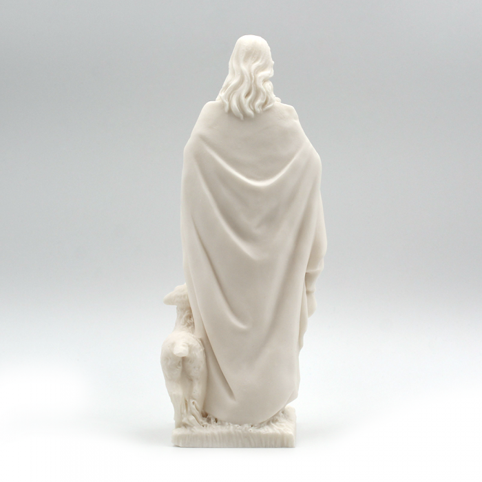 Statue of Jesus the good shepherd