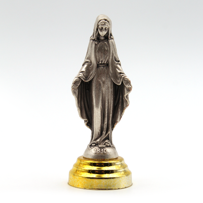 Statuette métal Vierge Miraculeuse