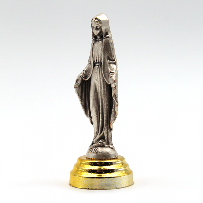 Statuette métal Vierge Miraculeuse