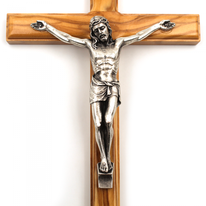 Crucifix en bois d'olivier
