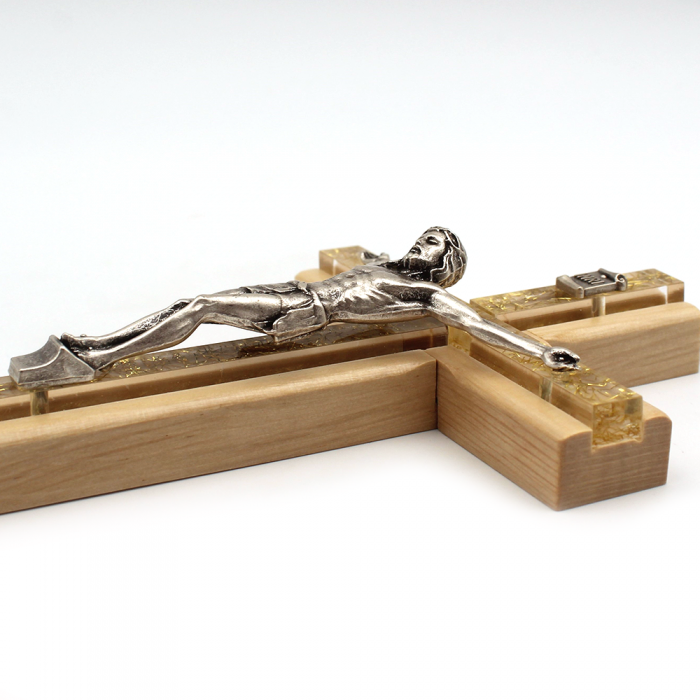 Crucifix wood and plexi