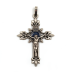 Croix métal fleur de lys