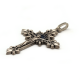 Croix métal fleur de lys