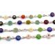 Chapelet grains verre façon Murano