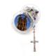 Chapelet grains verre façon Murano