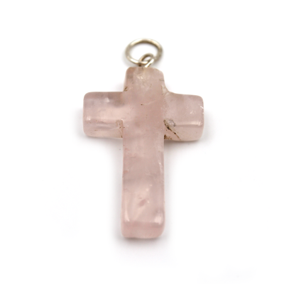 Croix en pierre naturelle, quartz