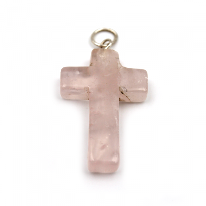 Croix en pierre naturelle, quartz