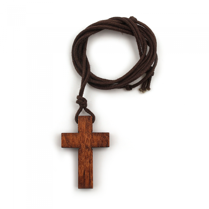 Croix bois teinté